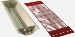 Lampe infrarouge magnésium 350 Watts  angle